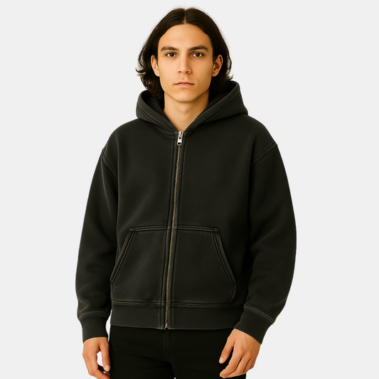 Skye Men’s Zip-Up Hoodie – Casual Hooded Sweatshirt with Comfortable Fit